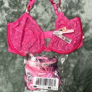 Victoria's Secret Pink Lace Bra and panty set